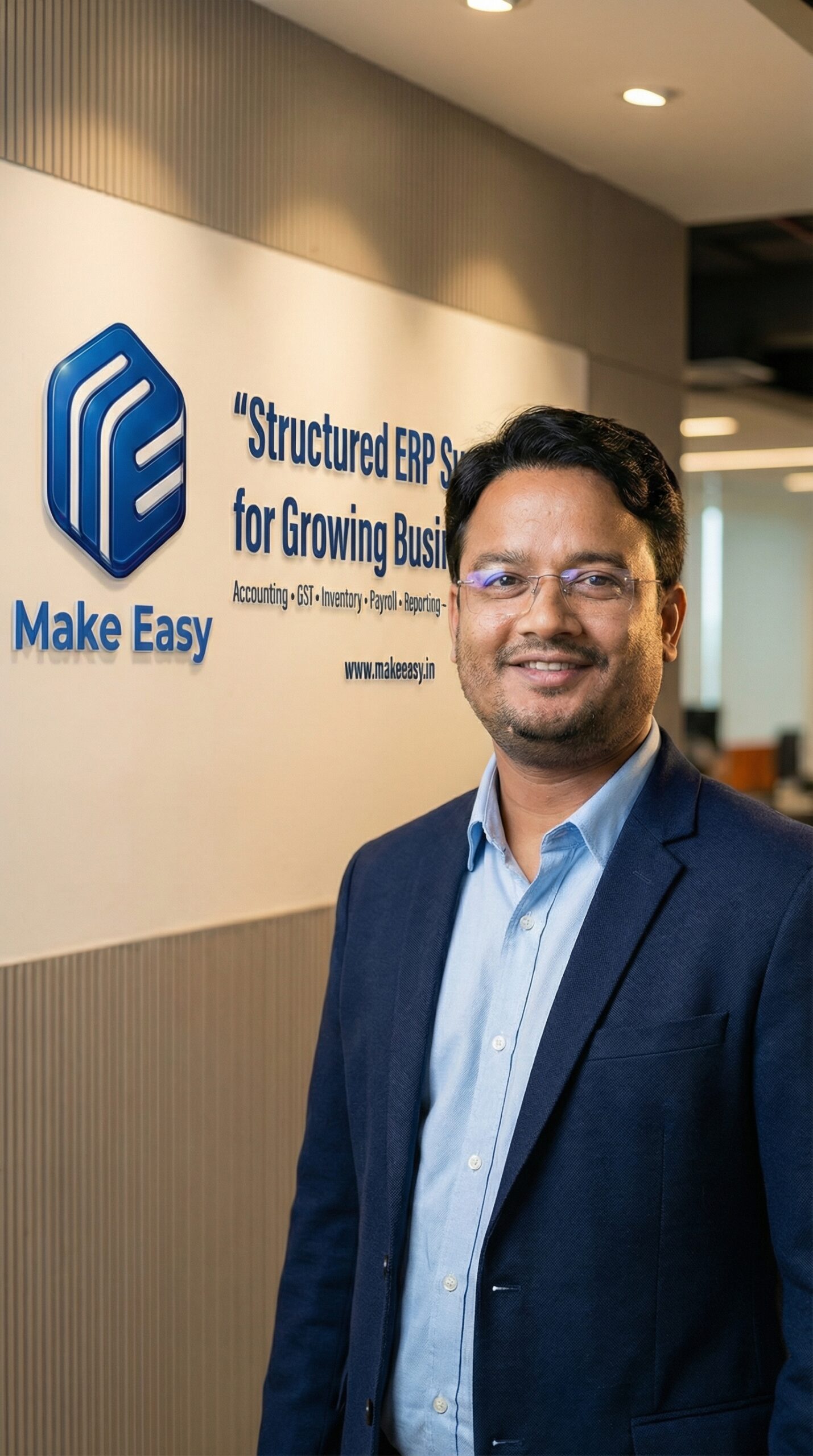 Abu Zafar, ERP consultant at Make Easy, providing structured ERP implementation guidance