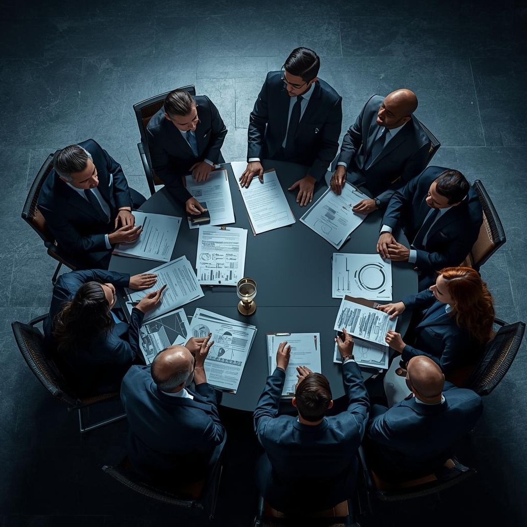 ERP for Project-Oriented Organizations ERP system planning and project management discussion in a corporate meeting room