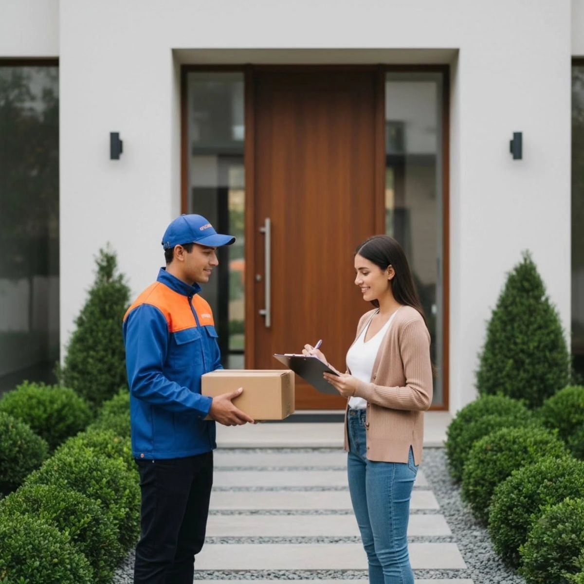 ERP for Service-Based Enterprises Business professionals using ERP system dashboards in a modern office environment